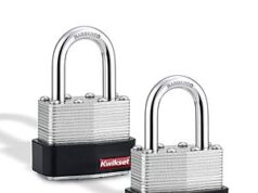 $13.00 – 2-Pack Kwikset 1-3/4″ Laminated Steel Padlock w/ Hardened Steel Shackle – Lowest Price Ever at Amazon 2-Pack Kwikset 1-3/4" Laminated Steel Padlock with Hardened Steel Shackle
