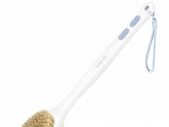 $4.79 – 17″ Bubbob Double-Sided Long Handle Back Scrubber Brush (Blue) + Free Shipping w/ Prime or on $35+ 17" Bubbob Double-Sided Long Handle Blue Back Scrubber Brush