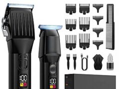 $17.39 – Solati Cordless Hair Clipper & Beard Trimmer Kit w/ LED Display – + Free Shipping w/ Prime or on $35+ Solati Cordless Hair Clipper & Beard Trimmer Kit (Black) with LED Display