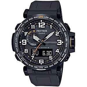 Casio PRW-6600 watch deal Casio PRW-6600 Men's Pro Trek Stainless Steel Quartz Watch on Amazon
