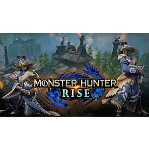Monster Hunter Rise and Sunbreak Nintendo eShop Deal Nintendo Switch Digital: Monster Hunter Rise and Sunbreak on sale