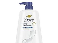 $18.70 – 30.6-Oz Dove Body Wash (Deep Moisture) 3 for ($6.23 each) w/ S&S + Free Shipping Three bottles of Dove Body Wash on sale at Amazon