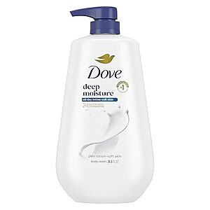 Dove Body Wash Deal Three bottles of Dove Body Wash on sale at Amazon