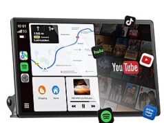 $111.99 – 11″ LAMTTO Wireless Carplay Screen w/ Apps & Backup Camera + Free Shipping 11" LAMTTO Wireless Carplay Screen with backup camera