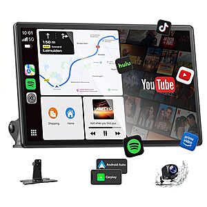 11" LAMTTO Wireless Carplay Screen deal 11" LAMTTO Wireless Carplay Screen with backup camera