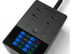 $60.00 – 8-Port 252W Sabrent Voltik USB-A & USB-C PD 3.0 Charging Station $60 + Free S/H Sabrent Voltik 8-port charging station
