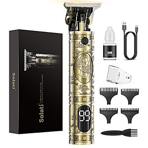 $11.65 – Solati Cordless Rechargeable Hair Clipper & Beard Trimmer Kit + Free Shipping w/ Prime or on $35+