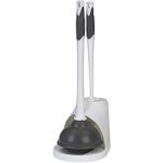 $5.97 – * | Clorox Toilet Bowl Brush & Plunger Combo Set w/ Storage Caddy at Amazon