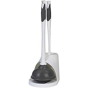 $5.97 – * | Clorox Toilet Bowl Brush & Plunger Combo Set w/ Storage Caddy at Amazon