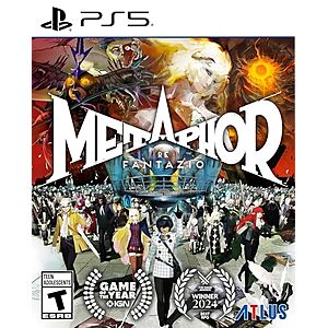 $24.99 – * | Metaphor: Refantazio Launch Edition (PS5) at Amazon