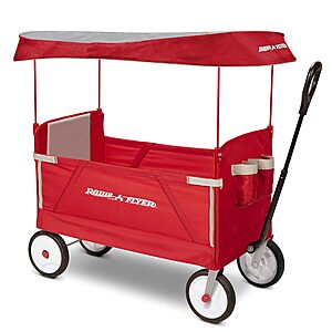 $76.99 – Radio Flyer 3-in-1 EZ Fold Wagon w/ Canopy  + Free Shipping