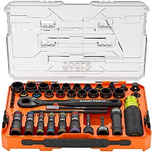 $99.98 – Klein Tools KNECT Complete Impact Pass Through and Flip Socket Set at Lowest Price Yet on Lowe’s