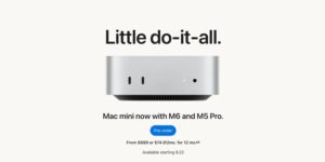 Launch Discount Now Live Again on Apple’s New 24GB M6 Mac mini
