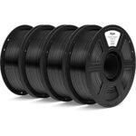 $36.99 – 4x 1kg ELEGOO PLA+ 3D Printer Filament (Black) + free s/h @Amazon