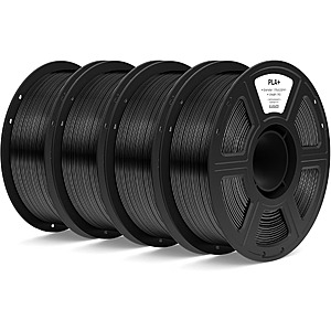 $36.99 – 4x 1kg ELEGOO PLA+ 3D Printer Filament (Black) + free s/h @Amazon