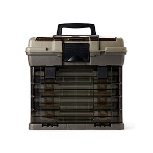 $48.18 – Plano Guide Series StowAway 4-By Rack System Tackle Box, Holds 4 3700 Utility Tackle Boxes