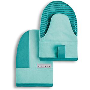 $9.49 – 2-Pack KitchenAid Beacon Mini Oven Mitt Set (Aqua Sky) + Free Shipping