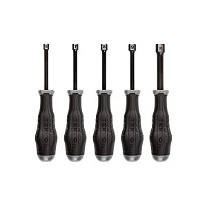 $16.80 – 5-Piece TEKTON High-Torque Black Oxide Blade Nut Driver Set (6-10 mm) for + Free Shipping w/ Prime or on $35+