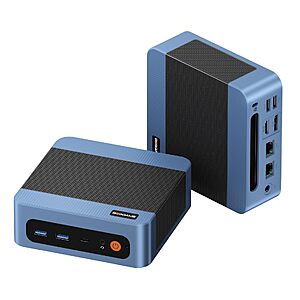 $197.99 – BOSGAME E5 Mini PC: Ryzen 3 5300U (4C/8T), 8GB DDR4 RAM, 256GB SSD, Win 11 Pro