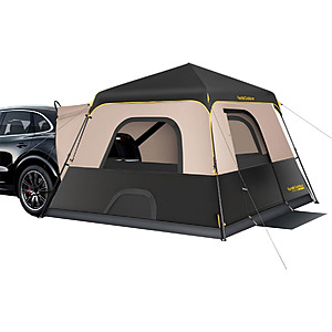 $188.99 – FanttikOutdoor Beta C6 Apex 6-Person Instant SUV Car Tent w/ Rainfly (Khaki)  + Free Shipping
