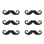 $5.61 – 6-Pack 5″ Handlebar Hairy ‘Staches Costume Mustaches (Black) – Lowest Price Ever at Amazon