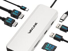 $25.00 – WAVLINK 7-in-1 Laptop Docking Station w/ Dual 4K HDMI, 2.5G Ethernet, 140W PD & 10Gbps USB-A $25 + Free Shipping w/ Prime or on $35+ WAVLINK 7-in-1 Laptop Docking Station w/ Dual 4K HDMI, 2.5G Ethernet, 140W PD & 10Gbps USB-A + Free
