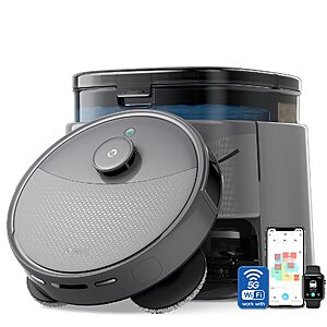 $179.99 – Lefant Robot Vacuum and Mop, 20000Pa Suction, 115℉ Hot Water Mop Washing & Drying
