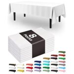 $3.59 – Deal on 8-Count Pureegg 54″ x 108″ Plastic Disposable Table Cloths (White) – Only + Free Shipping with Prime or on $35+