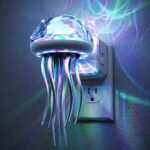 $11.99 – JandCase RGB Color-Changing Rotating Jellyfish Projector Night Light with Ocean Wave Effect & Dusk-to-Dawn Sensor –  + Free Shipping w/ Prime or on $35+
