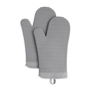 $10.99 – 2-Pack KitchenAid Silicone Oven Mitts (Gray or Black) Now + Free Shipping w/ Prime or on $35+