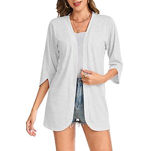 $5.49 – Bosmeer 3/4 Sleeve Women’s Cardigan (Various) – 50% Off with Code 7LD8UM9Z