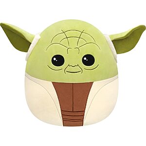 $6.99 – 12″ Squishmallows Star Wars Yoda Plush + Free Shipping w/ Prime or on $35+
