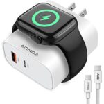 $8.99 – VONUV 3-in-1 Apple Watch 20W USB-C Wall Charger w/ Dual Ports & Magnetic Wireless Adapter + Free Shipping w/ Prime or on $35+