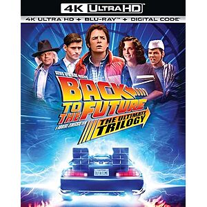 $29.99 – * | Back to the Future: The Ultimate Trilogy (4K Ultra HD + Blu-ray + Digital 4K) at Amazon