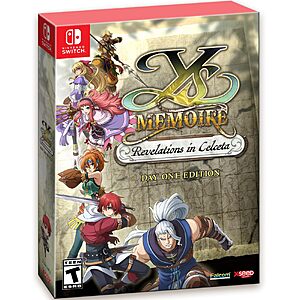 $37.99 – Ys Memoire: Revelations in Celceta Day One Edition (Nintendo Switch) + Free Shipping