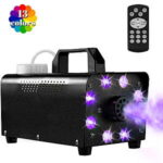 $30.99 – Yexmas 500W Smoke Machine 2000CFM Fog – 13 Colorful LED Lights