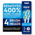 $18.58 – Oral-B Precision Clean Electric Toothbrush Replacement Head, 4 Count – Lowest Price Ever at Walmart