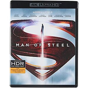 $14.96 – Man of Steel (4K Ultra HD + Blu-ray) at on Amazon.com