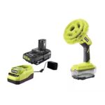 $79.00 – Ryobi ONE+ 18V Cordless Power Scrubber Kit w/ 2.0Ah Battery & Charger + Free Store Pickup at Home Depot