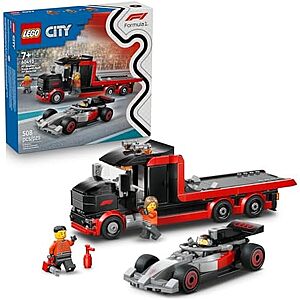 $26.99 – * | 508-Pc LEGO City F1 Display Truck + Audi F1 Race Car (60493) at Amazon