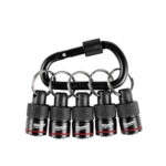 $10.99 – Milwaukee Tool 48-32-4537 Bit Holder with Carabiner 5 Piece for  at Fasteners Inc