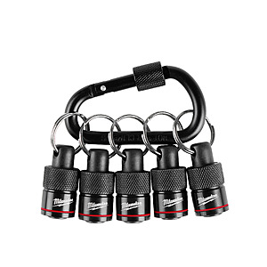 $10.99 – Milwaukee Tool 48-32-4537 Bit Holder with Carabiner 5 Piece for  at Fasteners Inc