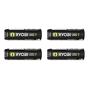 $44.97 – Ryobi USB Lithium-Ion 2.0 Ah Rechargeable Batteries (4-Pack) – Lowest Price at The Home Depot