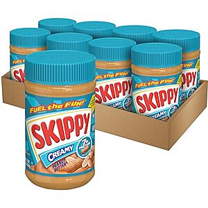 $14.16 – SnS * | 8-Pk 16.3-Oz SKIPPY Creamy Peanut Butter at Amazon