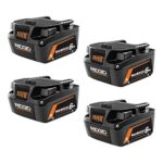 $209.00 – 4-Pack RIDGID 18V MAX 6.0-Ah Lithium-Ion Batteries on Sale for Lowest Price Ever at Home Depot
