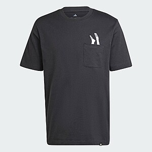 $7.20 – adidas Men Lounge Slides Graphic Pocket Tee: $7.2 with Free Shipping (Applies Coupon Code SEPTEMBER40)