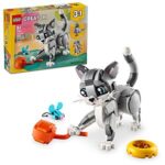 $19.99 – 407-Piece LEGO Creator 3-in-1 Playful Cat Toy Building Set for + Free Shipping w/ Prime or on $35+