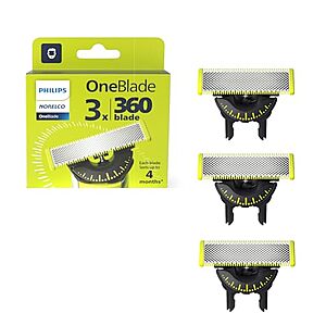 $23.97 – SnS, AC * | 3-ct Philips Norelco OneBlade 360 Blades (QP430/80) at Amazon ($7.99 each)