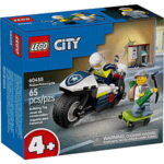 $6.99 – 65-Piece LEGO City Police Motorcycle Chase Building Toy (60455) + Free Shipping w/ Walmart+ or on $35+
