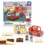 $9.49 – Tile Town Bluey Heeler Camper Magnetic Tile Set – 13 Pieces Including Bluey & Bingo Figures – STEM Building Toy for Kids Ages 3+ –  + Free S&H at Amazon